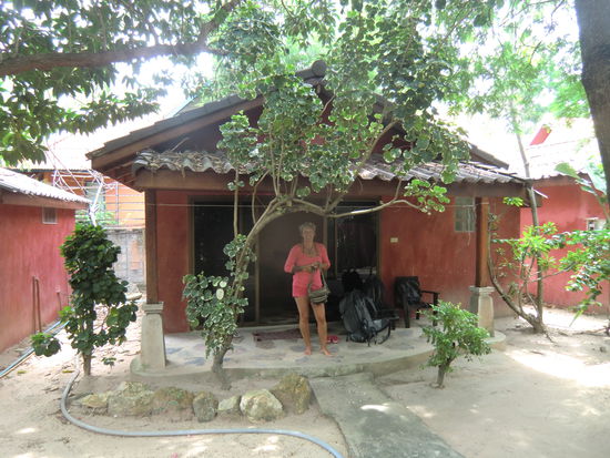 unsere Hütte ( das Bild wo beide drauf waren sieht doof aus  )