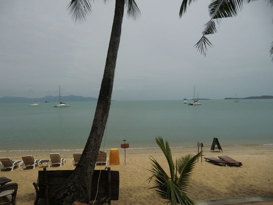 der Ausblick von der Resort Terrasse
