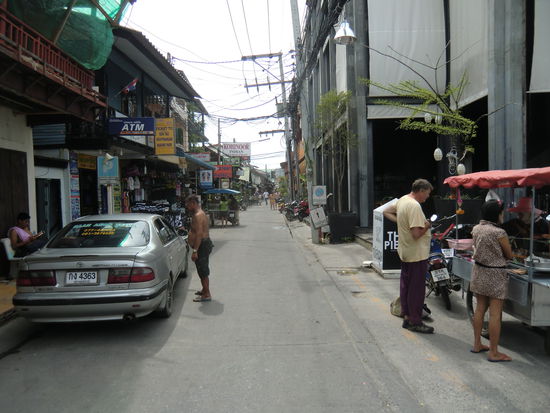 vom Pier aus rechtsseitig