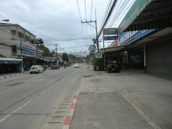Hauptstraße von "Mae Nam" Richtung "Bo Phut "