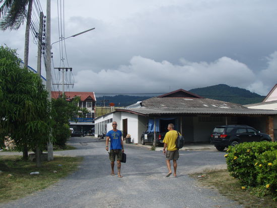 morgens dunkle Wolken....