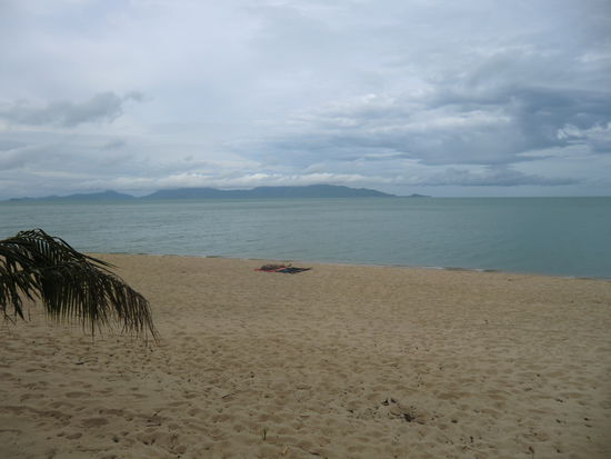 unser Platz am Strand