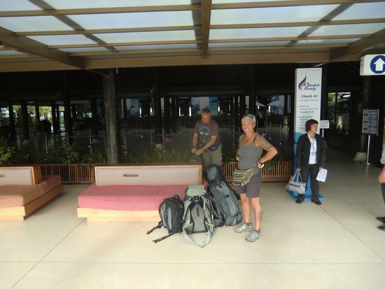 Flughafen Koh Samui angekommen..