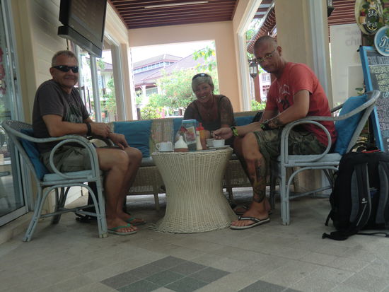 Abschiedsfoto auf dem Flughafen Koh Samui