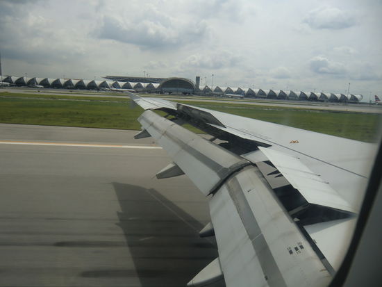Landung in Bangkok