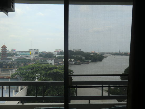 der Ausblick vom Bett aus