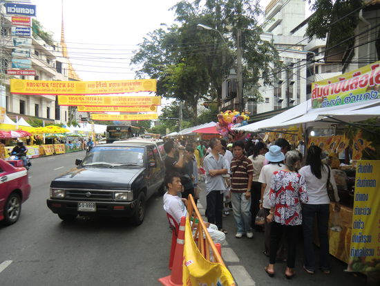 Garküchen an der Hauptstraße