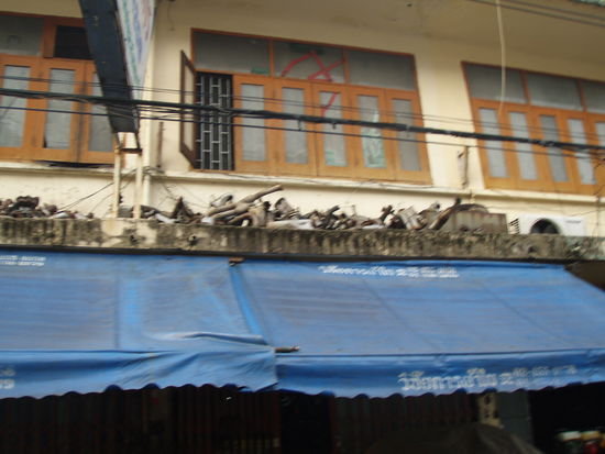 ......auch oben wird gelagert