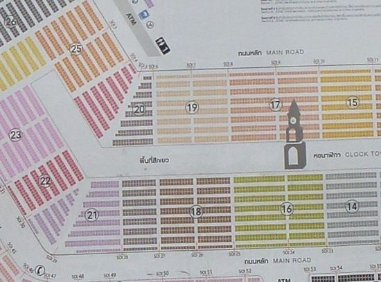 jedes Kästchen ist ein Stand 