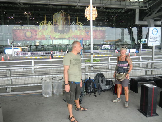 angekommen zum Abflug