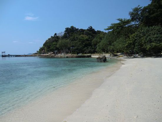 der Blick zum Koh Wai Beach Resort