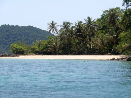 Martin Beach vom Wasser aus