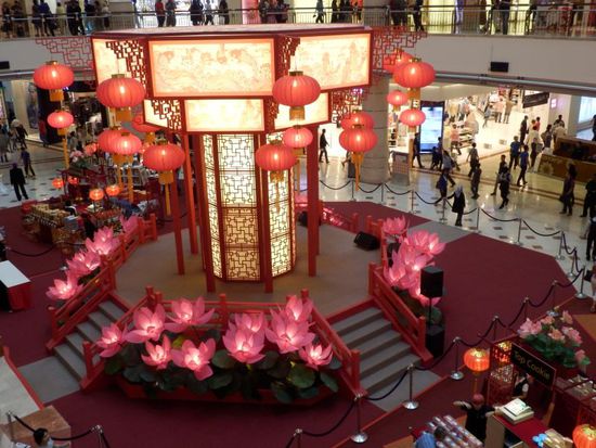 alles vorbereitet für das chinesische Neujahrsfest