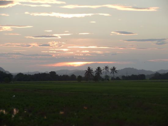etwas später dann der Sonnenaufgang