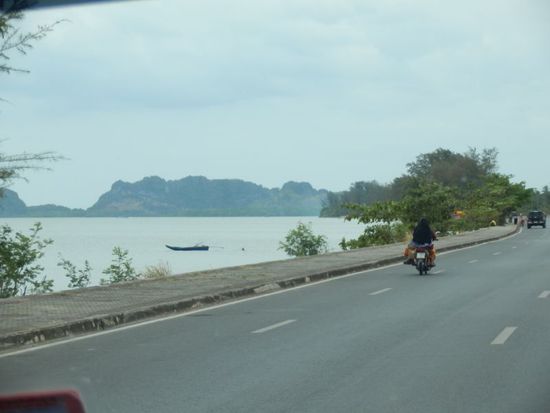 das Meer kommt in Sicht