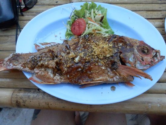 Red Snapper mit Garlic &amp; Pepper