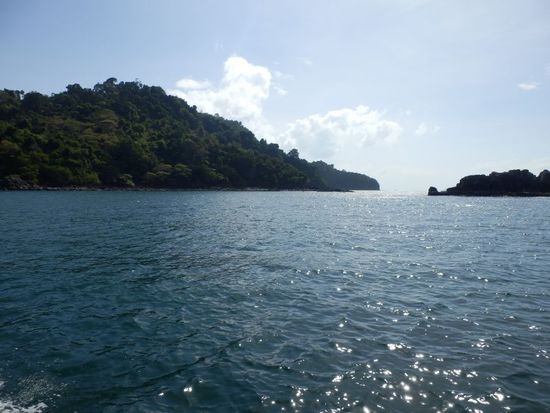 warten auf offener See