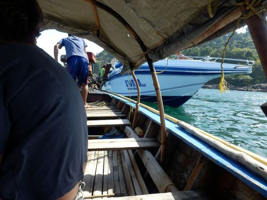 umgestiegen sind wir schon.......