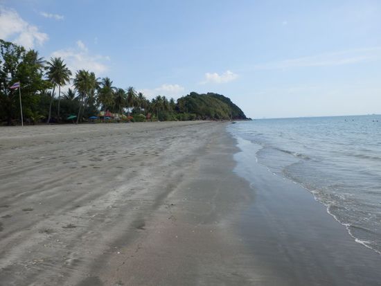 ein Strandfoto nach rechts