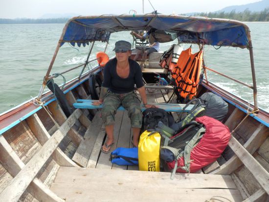 Tanja schaut ein wenig gequält drein....es schlingert...in der Fachsprache heißt das glaub ich "rollen"