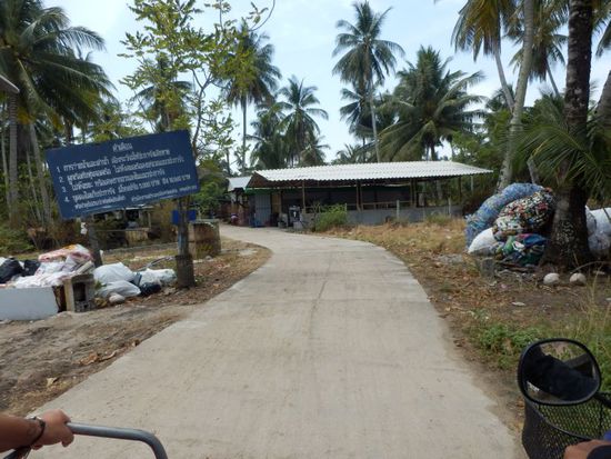 ein Weg über die Insel