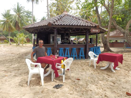 ein kleines Bierchen zum Ankommen