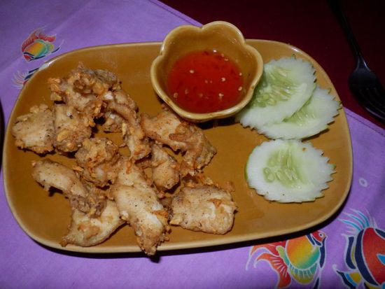 Fried Chicken with Garlic &amp; Pepper