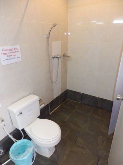 das wirklich riesige Bad