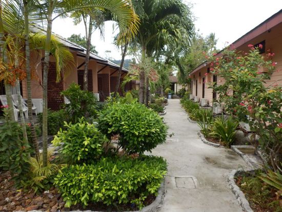 der Ausblick...schöner Garten