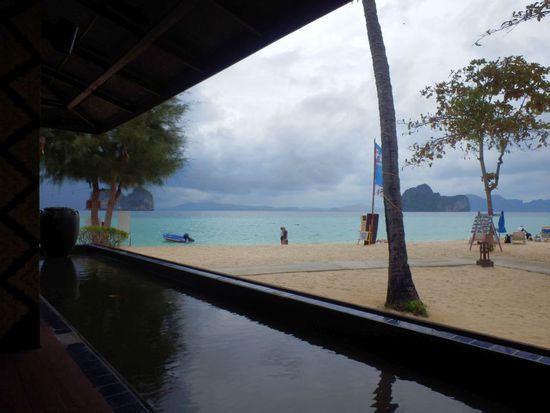 Ausblick aus dem Resortrestaurant