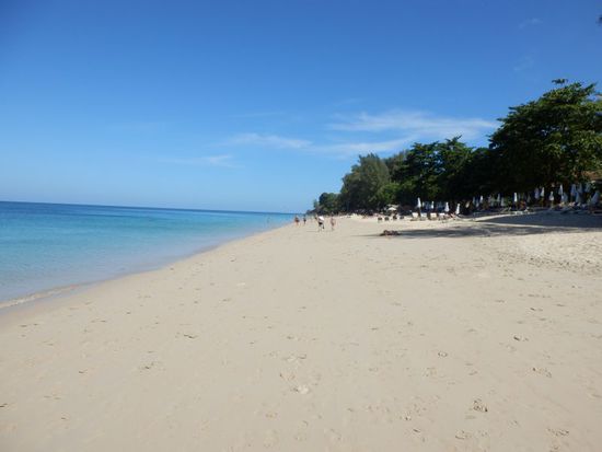 der Long Beach Richtung Norden !!!