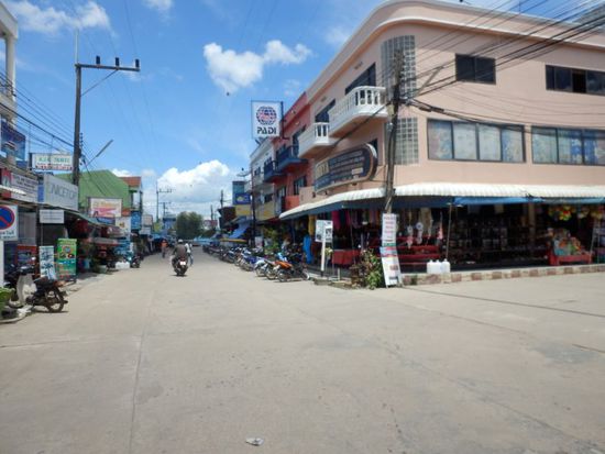 Straße in Ban Saladan