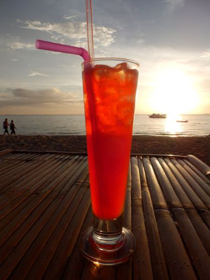 Mai Tai im Sonnenuntergang......