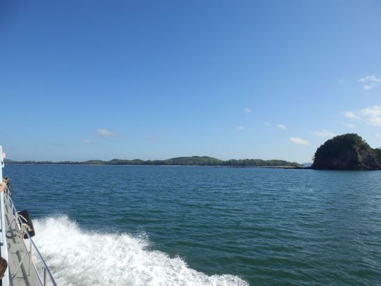 bei der Anfahrt auf Koh Jum.