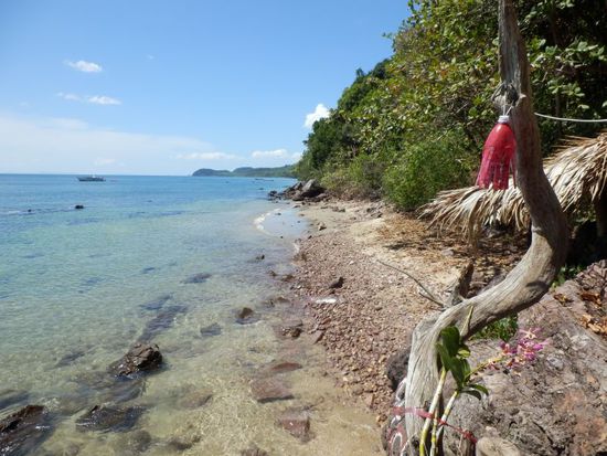 Ausblick aus der Rock Bar...hier geht es dann nicht weiter...