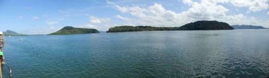 der Ausblick, den man am Pier genießen kann