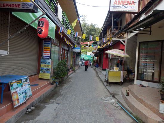 Morgens um 08.00 Uhr auf Koh Phi Phi