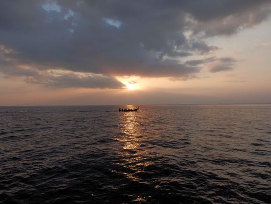 Sunset  - Sonnenuntergang an der Maya Bay