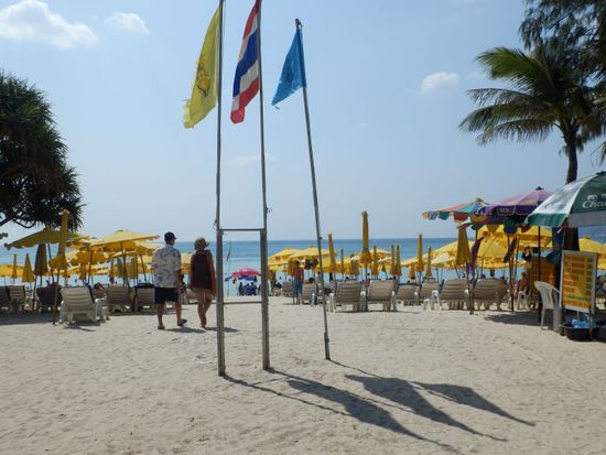 der Eingang zum Strand ist schnell gefunden