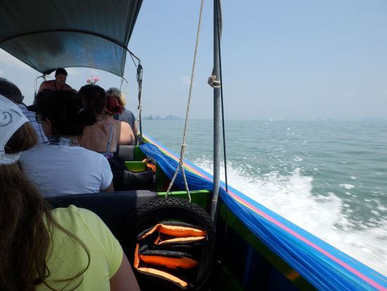 die Fahrt zum Mittagessen.....