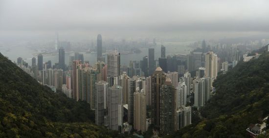 tolle Aussicht bei nicht so schönem Wetter