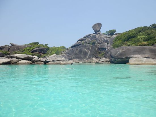 das Wahrzeichen der Similan - das Segel -