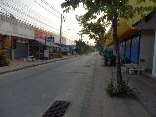 morgens um 06.40 Uhr in Kao Lak