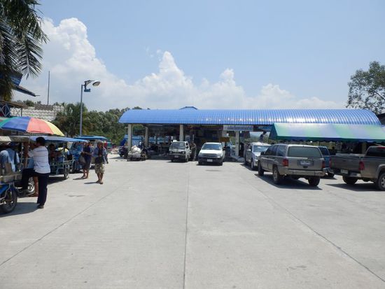 der Pier nach Koh Phayam und Koh Chang in Ranong