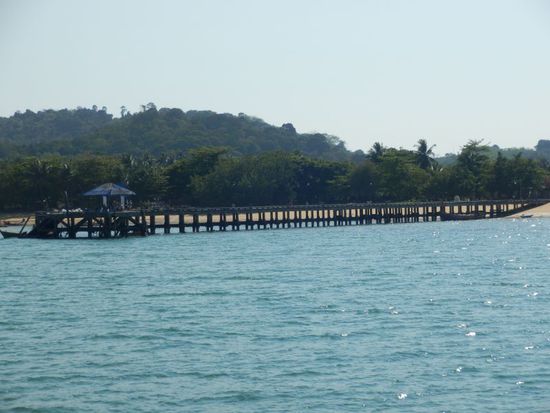 der Pier von Koh Phayam