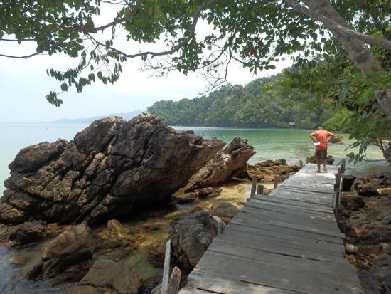 ...unter angekommen endete der Weg dann plötzlich....