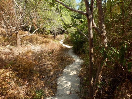 ....und endet in einem Fußweg.....