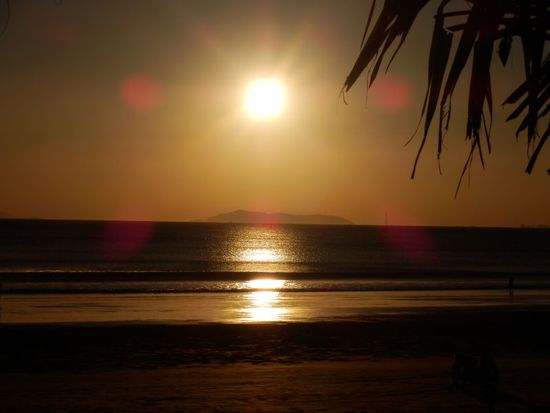 Sonnenuntergang am Long Beach auf Koh Phayam