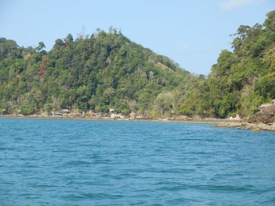 erster Schnorchelstopp zwischen dem Aow Ko-Kyu und dem Leam-Tab-Oain