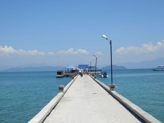 der Pier auf Koh Phayam